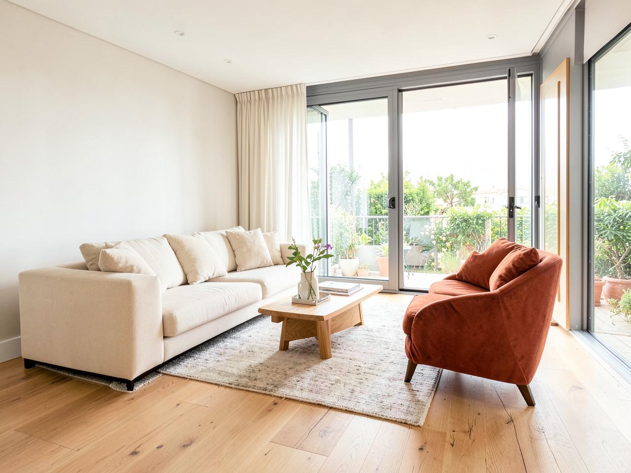 Apartamento luminoso de 2 quartos